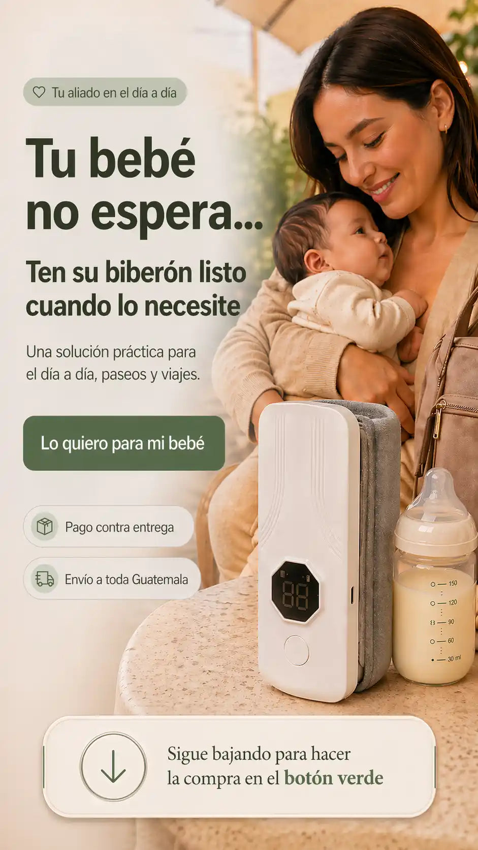 CALENTADOR DE BIBERÓN PORTÁTIL